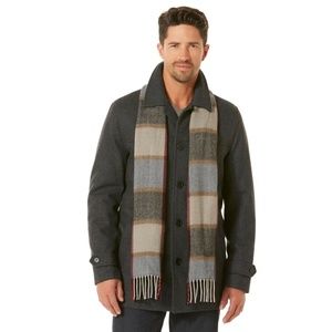 Men's Coat Wool Blend Car Structure size S NEW